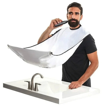 Shaving Apron for Men - Waterproof Face Hair Cleaning Bib