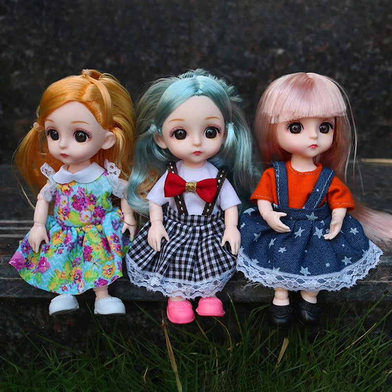 BJD 16CM Doll – 13 Movable Joints