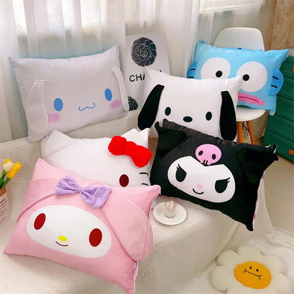 Cartoon Pillowcase Back Cushion Cover