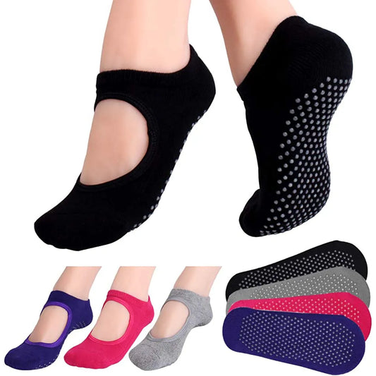 Backless Non-slip Fitness Pilates Socks