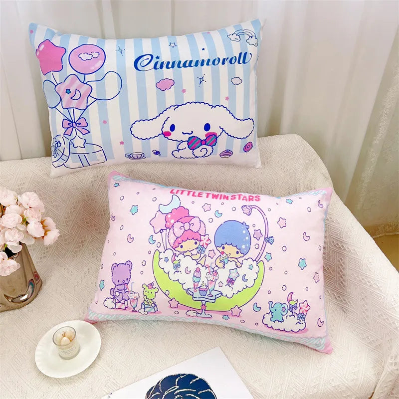 Sanrio Cartoon Pillowcase – Little Twin Stars, Kuromi, My Melody, Cinnamoroll