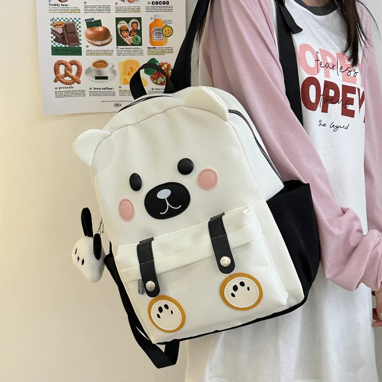 Cute Cartoon Puppy Mini Backpack for Girls