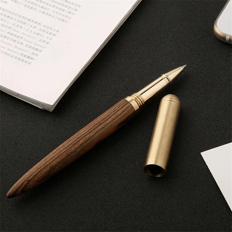 High-Quality Luxury Wood Ballpoint Pen - Business Gift