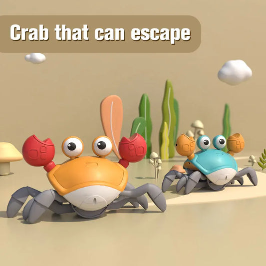 Dancing Crab Escape Toy - Musical Crawling Crab for Babies