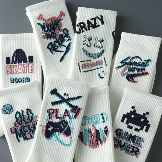 High Quality Ins Style Basketball Cotton Socks with Cool Designs Series 2