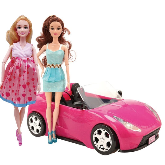 Kids Car Model Toy | Outdoor Dollhouse Accessories for Barbie