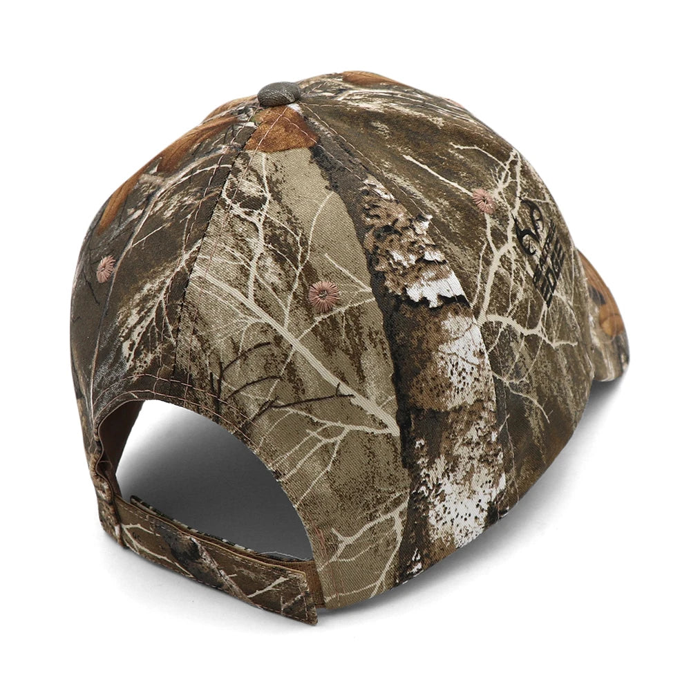 KOEP New Camo Baseball Cap for Men - Outdoor Fishing & Hunting Hat with 3D Deer Head Design