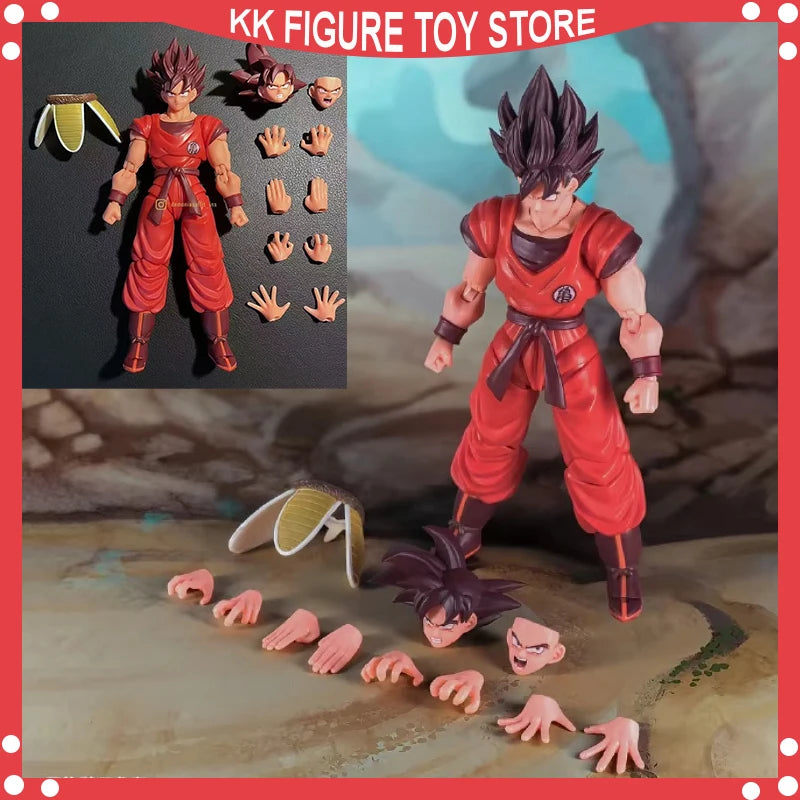 Demoniacal Fit Dragon Ball Z Son Goku Kaio Ken Action Figure