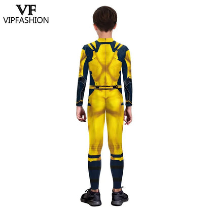 VIP FASHION Kids Wolverine Deadpool Costume