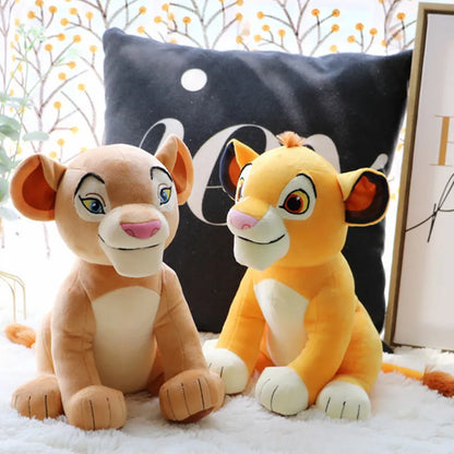 26cm Disney The Lion King Simba & Nala Plush Dolls