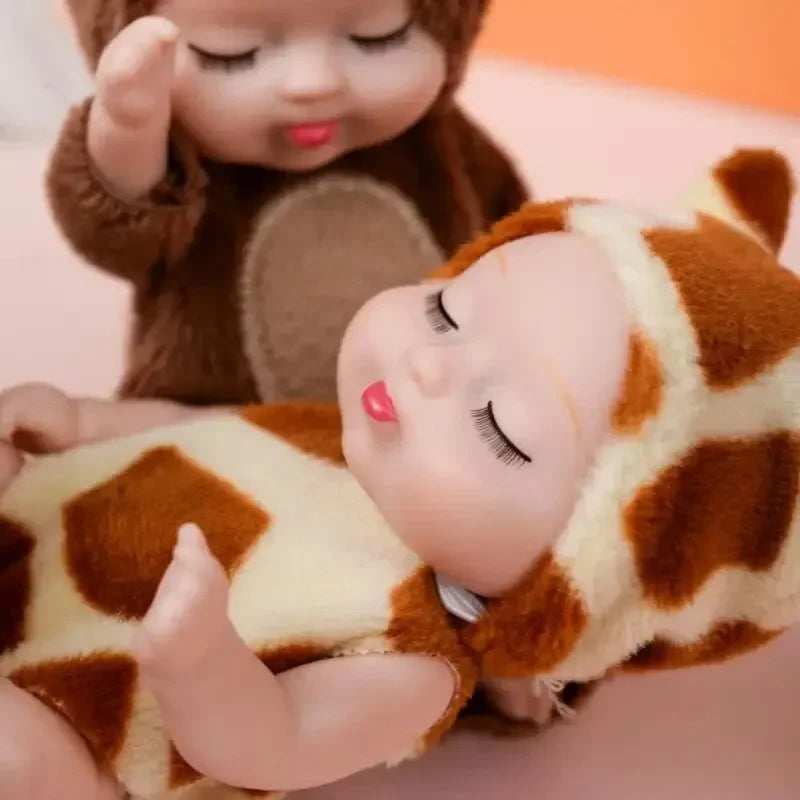 11cm Mini Cute Sleeping Princess Reborn Doll - Toy for Kids