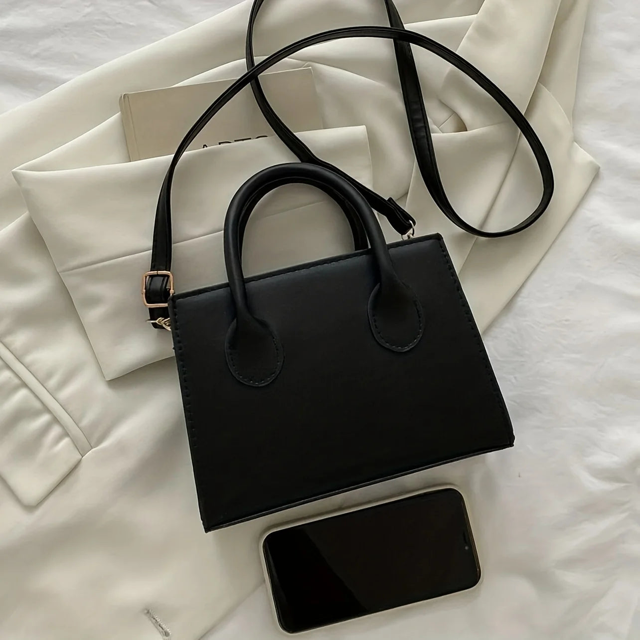 Minimalist Black Small Square Bag