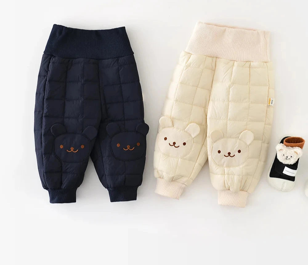 Winter Baby Boys Cotton Pants – Teddy Bear Trousers