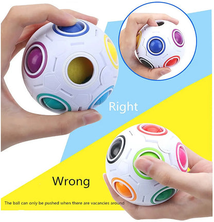 Rainbow Magic Speed Cube Ball – Fun Stress Reliever & Toy