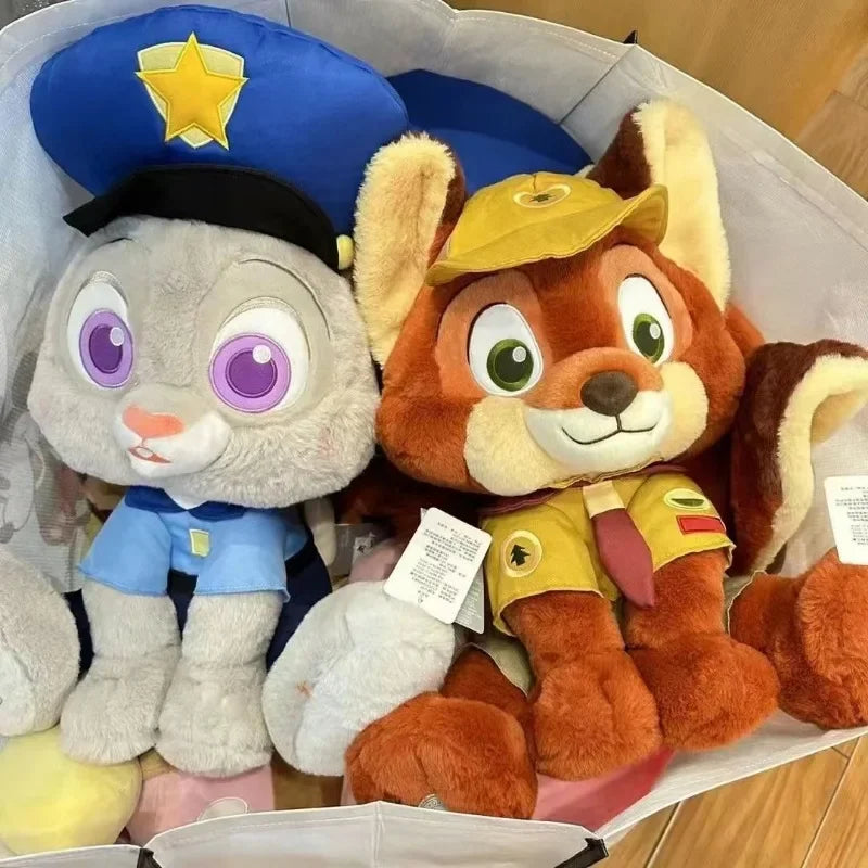 Disney Zootopia Plush Toy – Fox & Rabbit Character Dolls (Nick & Judy)