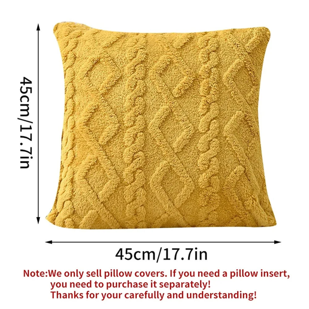 Solid Couch Cushion Cover for Home Decor