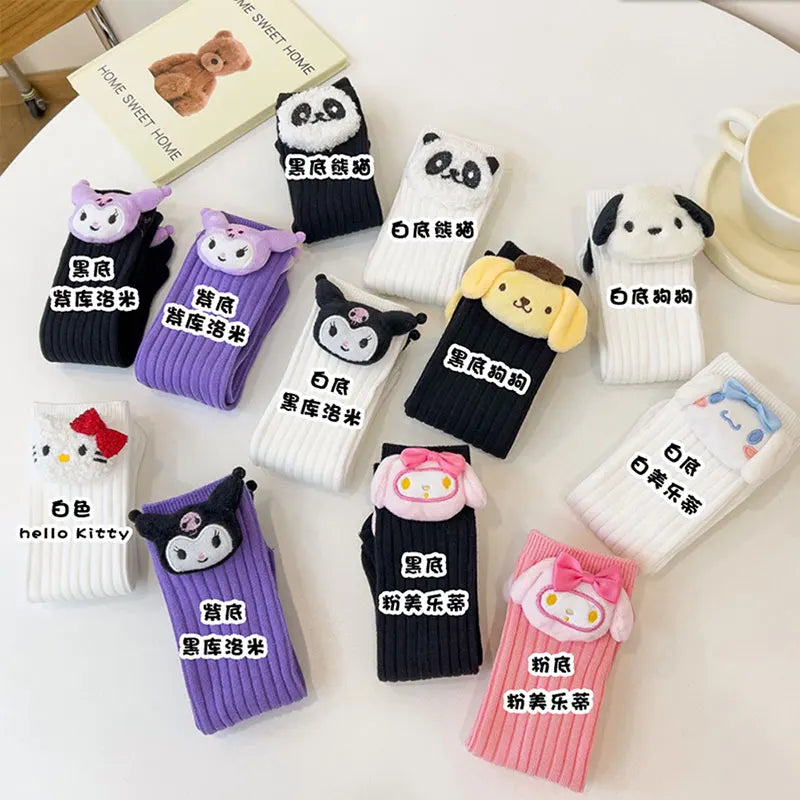 Anime Sanrio Character Socks for Girls