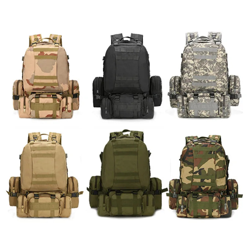 5L Tactical Backpack | 4-in-1 Molle Sport Bag for Men