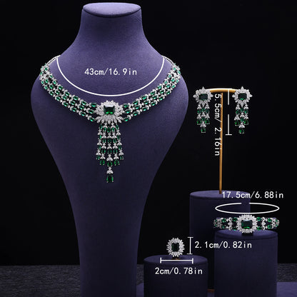 Zirconia Jewelry Set for Women