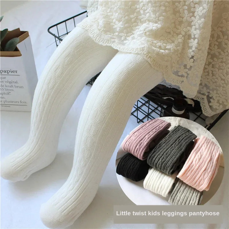 Spring Knitted Baby Pantyhose For Girls