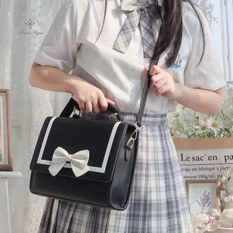 Sweet Trendy Transparent Ita Bags - Japanese Preppy Style Crossbody Handbag