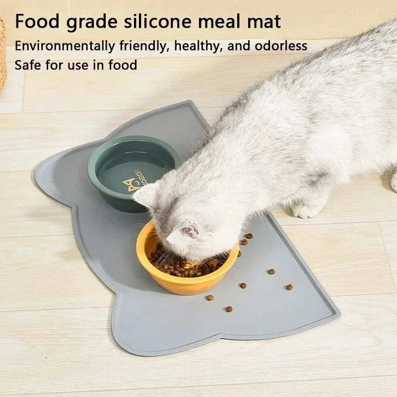 Non-Slip Pet Silicone Feeding Mat