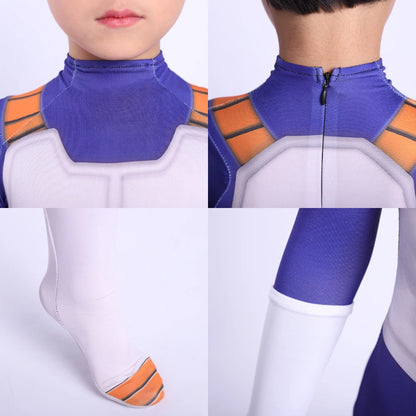 Blue Vegeta & Goku Cosplay Costume