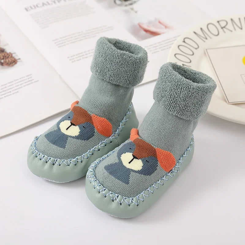 Toddler Socks with Rubber Soles for Toddlers