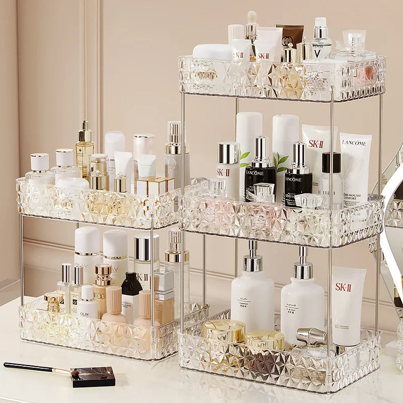 Acrylic Makeup Storage Organizer Shelf – Cosmetic Rack