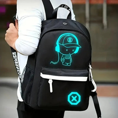 Luminous Anime School Backpack