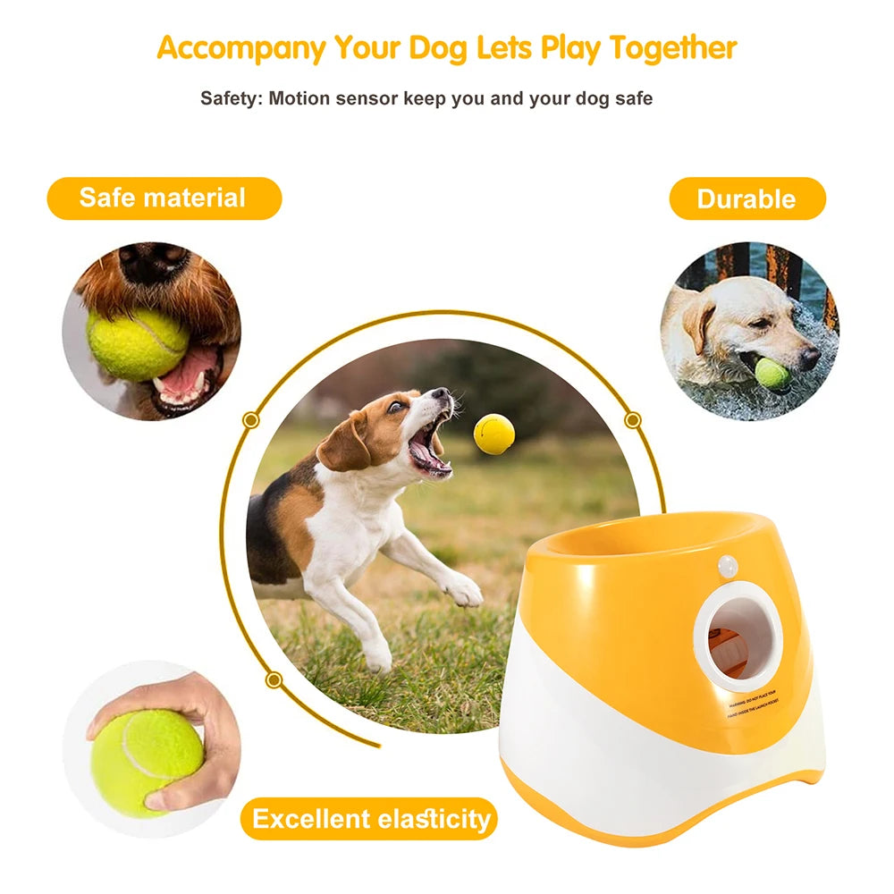 Automatic Ball Launcher for Dogs - 3 Distance Settings