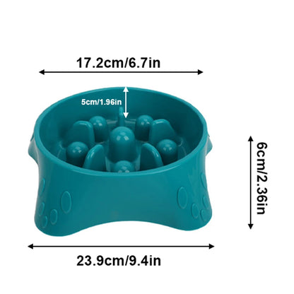 Starfish Shape Slow Feeder Bowl for Dogs