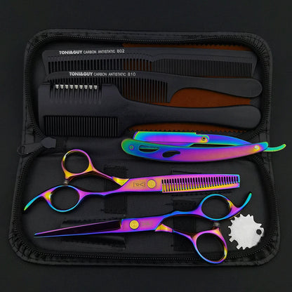 VP Professional Hairdressing Scissors Barber Set – 5.5" &amp; 6.0" Hair Cutting and Thinning Tools