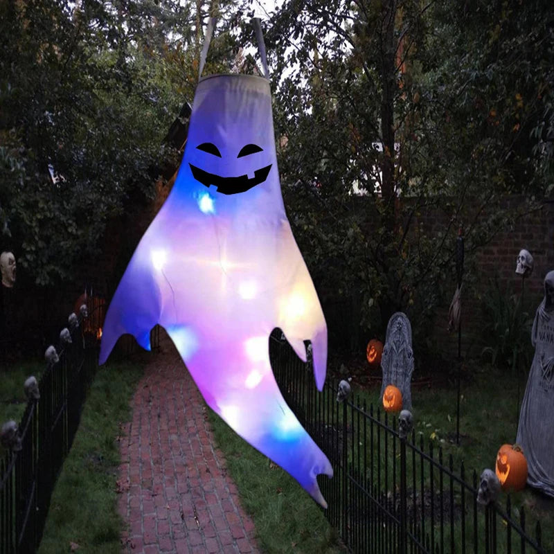 LED Light Hanging Ghost | Spooky Lamp