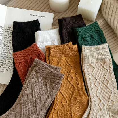 Winter Cashmere Wool Woman Socks