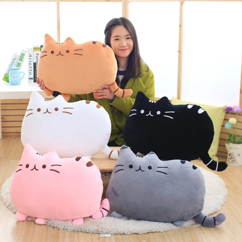 Cute Cookie Cat Pillow | Soft Plush Office Nap Pillow & Cushion Toy