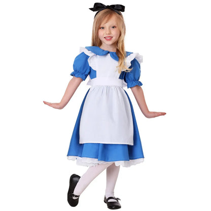 Children's Blue Alice in Wonderland Costume