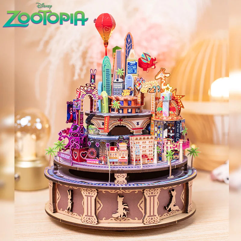 Disney Zootopia Octopus 3D Wooden Puzzle