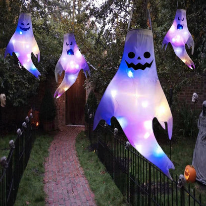 LED Light Hanging Ghost | Spooky Lamp