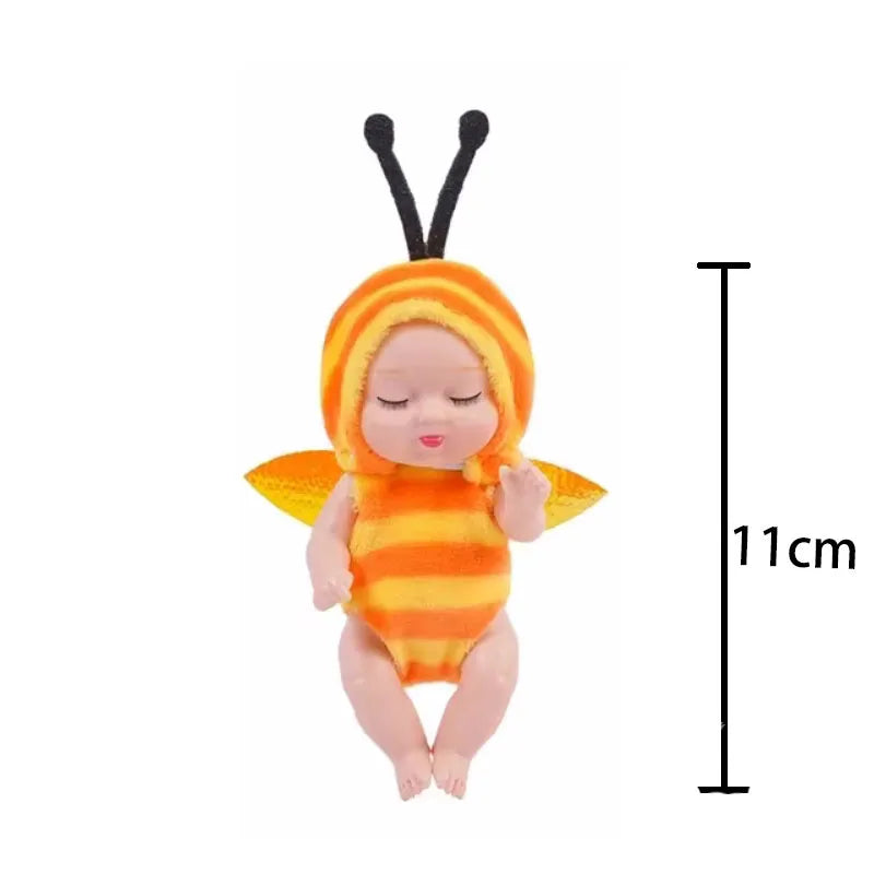 11cm Mini Cute Sleeping Princess Reborn Doll - Toy for Kids