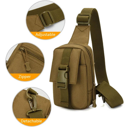 Tactical Chest Bag for Hiking & EDC