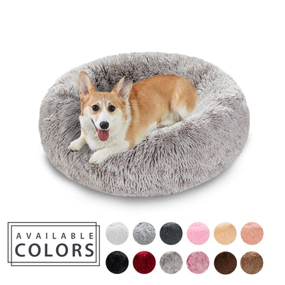 Luxe Plush Dog Bed Sofa - Removable, Washable, Large Pet Bed