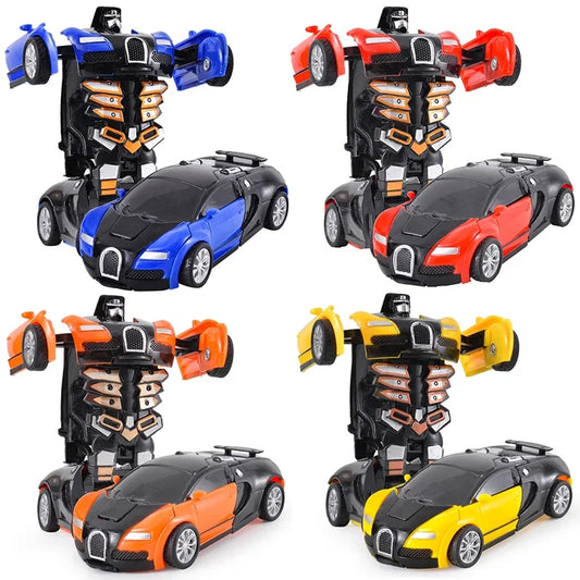 One-Key Collision Deformation Car Toy | Automatic Transformation Robot