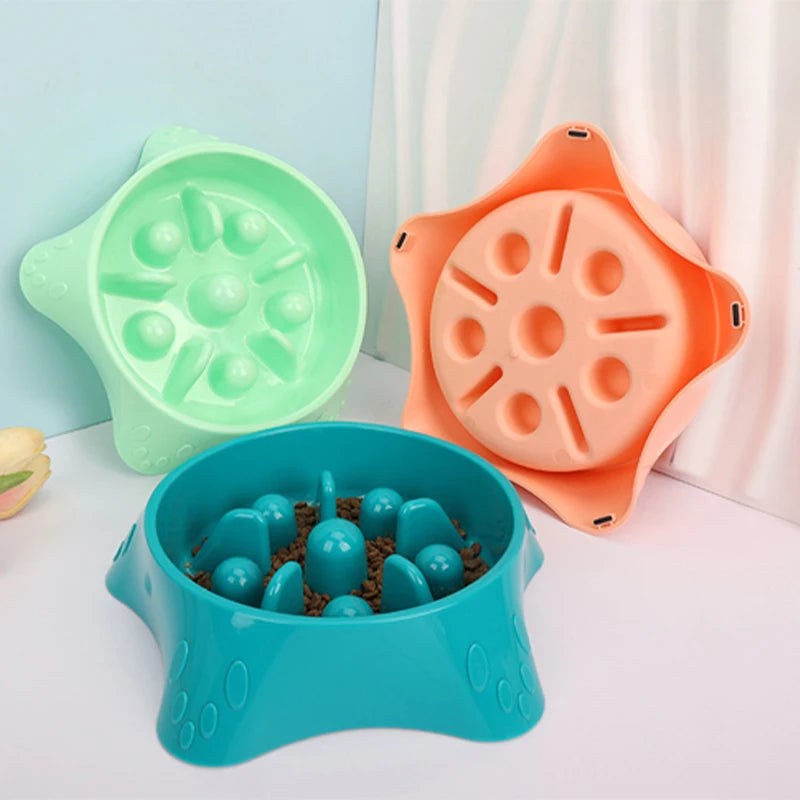 Starfish Shape Slow Feeder Bowl for Dogs