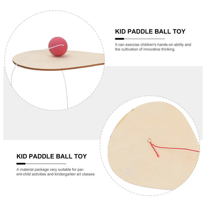 Racket Paddle Balls | DIY Graffiti Kids' Tennis Set