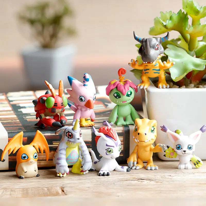 9 pcs Digimon Adventure Model Set