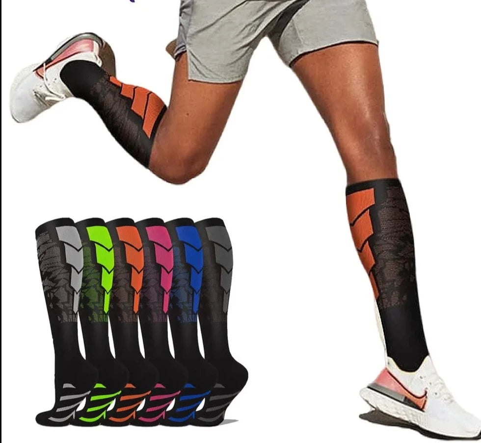 1 Pair Athletic Calf Support Socks | Enhance Performance & Recovery