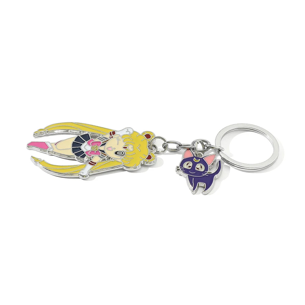 Sailor Moon Metal Keychain for Car & Bag