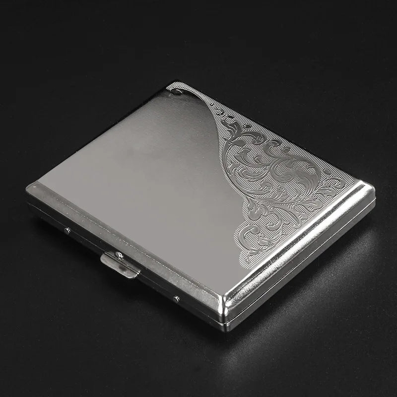 Portable Metal Cigarette Box Case