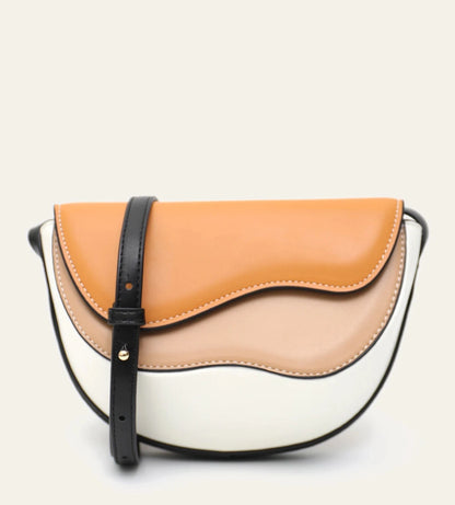 Fashion Designer Contrast Color Crossbody Bags